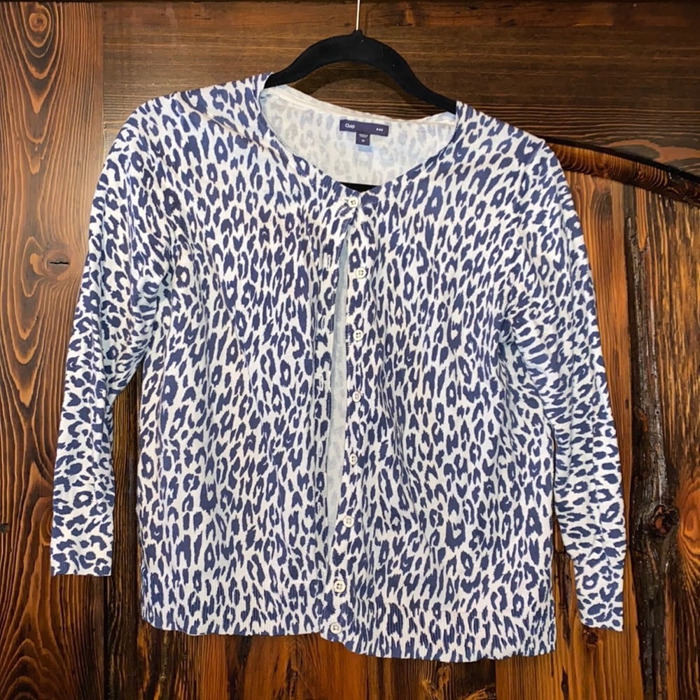 GAP Button Down 3/4 Sleeve Cardigan